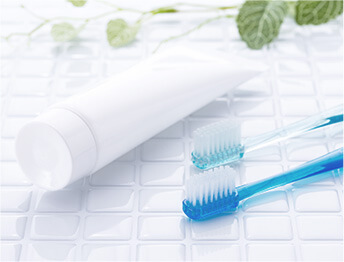 ペースト歯磨き